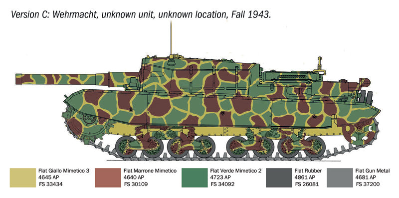 Italeri 1/35th Scale Semovente M43 da 105/25 Bassotto