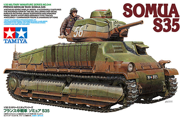 Tamiya 1/35th scale Somua S35