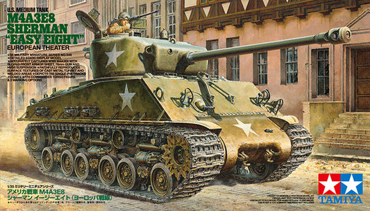 Tamiya 1/35th scale U.S. Medium Tank M4A3E8 Sherman "Easy Eight" European Theater