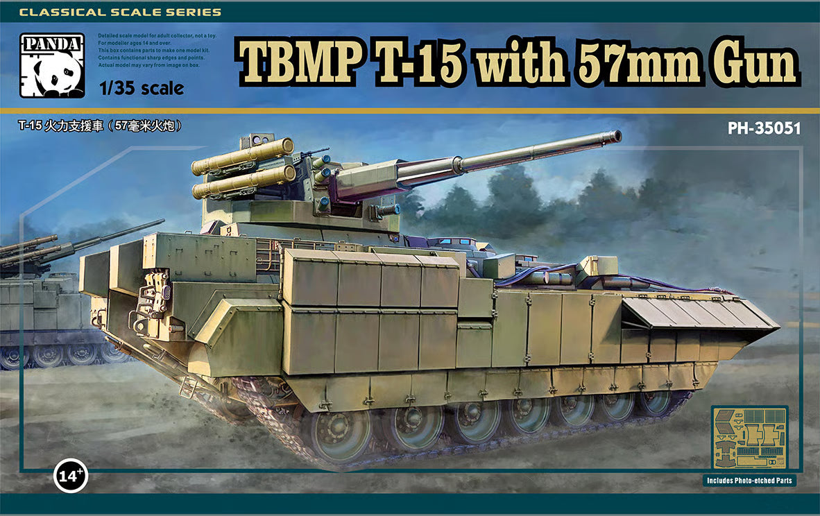 Panda Models 1/35th scale TBMP T-15 with 57mm Gun Model Kit