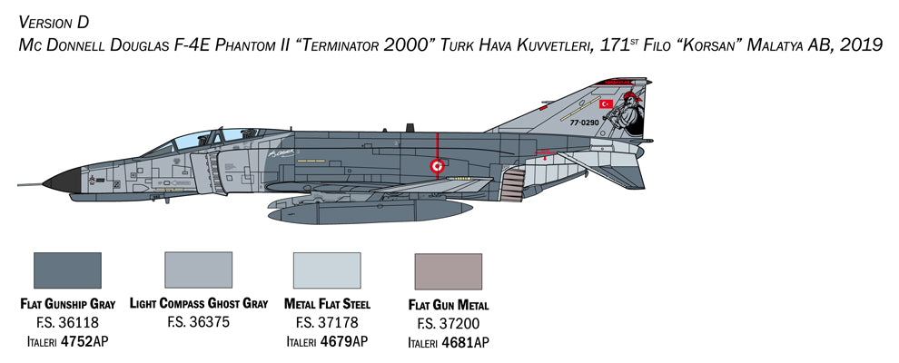 Italeri 1/72nd scale F-4E/F Phantom II