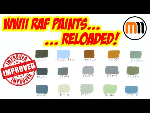 ICM WWII RAF Big Mixing Bundle - 20 paints in 12 colours