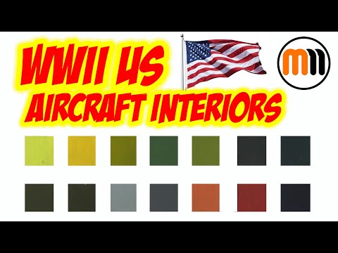 ICM WWII US Interior Mixing Bundle - 12 paints in 12 colours
