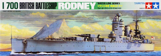 Tamiya 1/700th scale - HMS Rodney Battleship