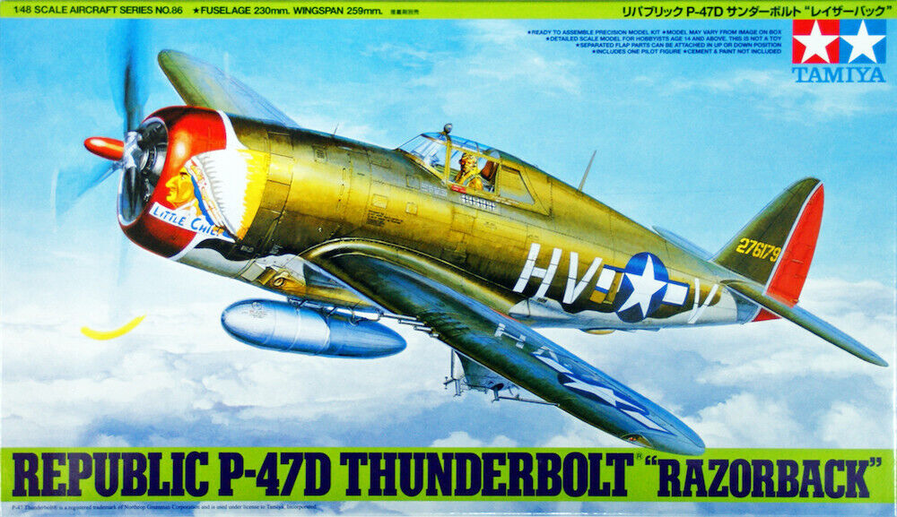 Tamiya 1/48th scale P-47D Thunderbolt 'Razorback'