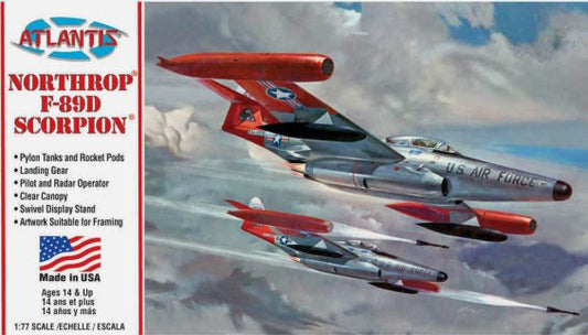 Atlantis 1/77th scale Northrop F-89D Scorpion