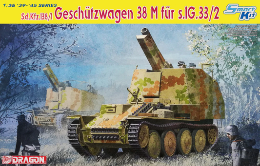 Dragon 1/35 Sd.Kfz. 138/1 Geschützwagen 38 M für s.IG.33/2