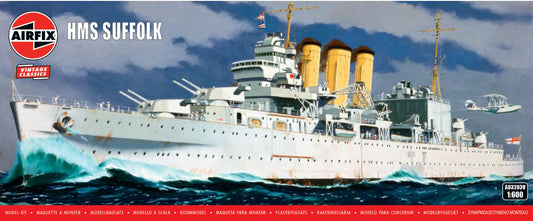 Airfix Vintage Classic 1/600th scale - HMS Suffolk