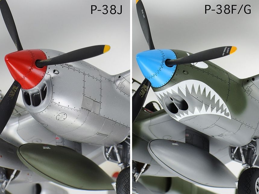 Tamiya 1/48th scale Lockhed P-38 J Lightning
